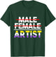 Non Gender Artist Non Binary T-Shirt - T-Shirt | Forest