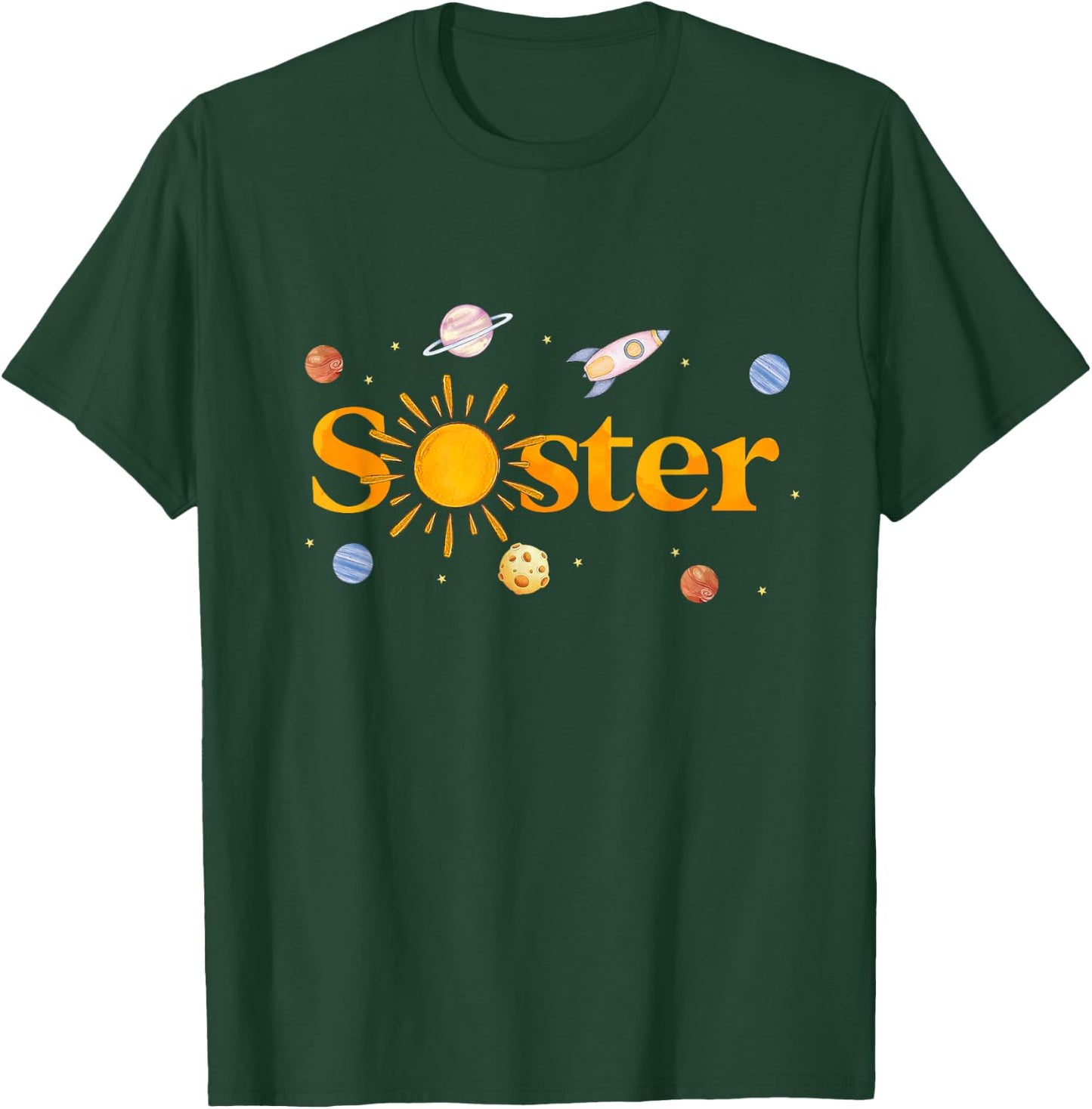 Sister of The Birthday First Trip Around The Sun Bday Boy T-Shirt - T-Shirt | Forest
