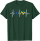 Police Autism Awareness Shirt Colored Puzzle Heart T-Shirt - T-Shirt | Forest