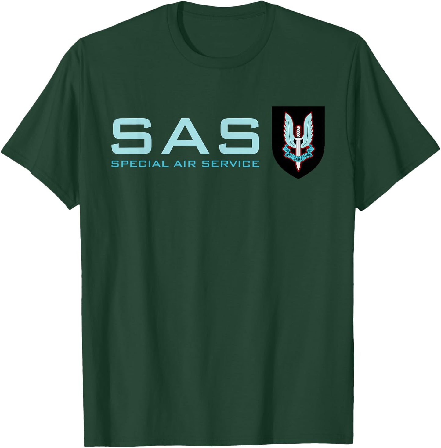 Uk Sas Special Air Service British Army Special Forces T-Shirt - T-Shirt | Forest