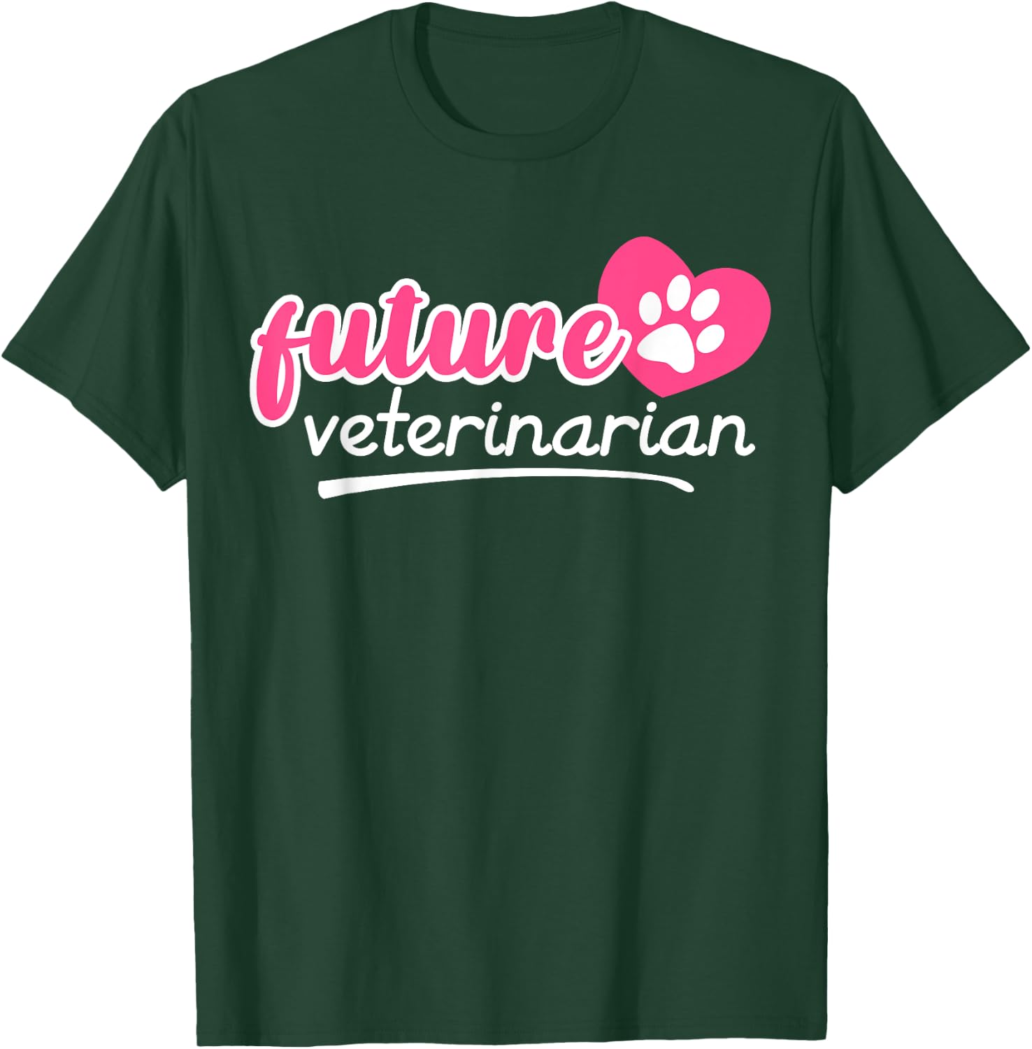 Future Veterinarian Gift Vet Tech Men Women Kids Vet School T-Shirt - T-Shirt | Forest