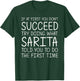 SARITA Name Personalized Birthday Funny Christmas Joke T-Shirt - T-Shirt | Forest