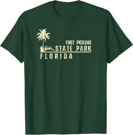 Florida Souvenir Gift Fort Pickens State Park T-Shirt - T-Shirt | Forest