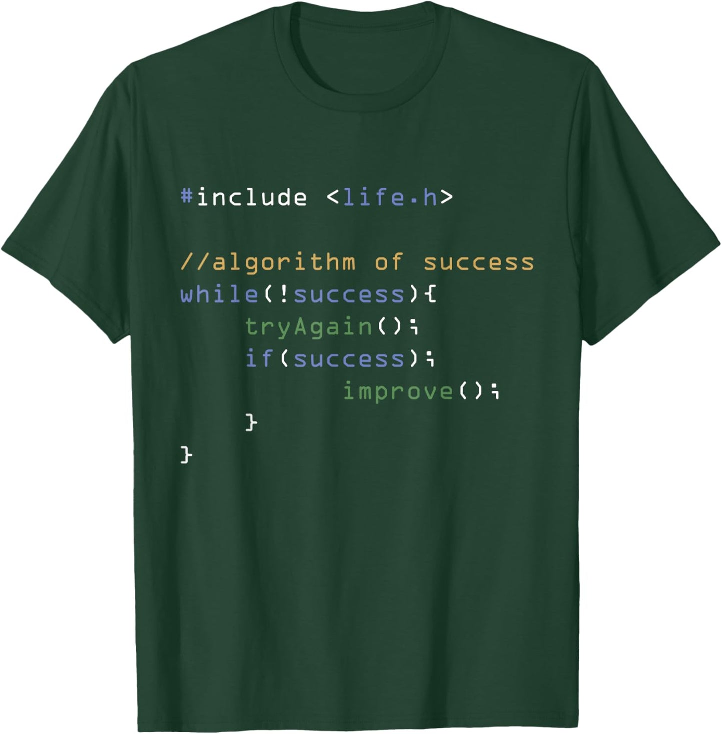Programming Computer Science Code Algorithm Software Engineer T-Shirt - T-Shirt | Forest