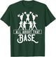 All About That Base Cheerleading design, Cheer gift, Cheerle T-Shirt - T-Shirt | Forest