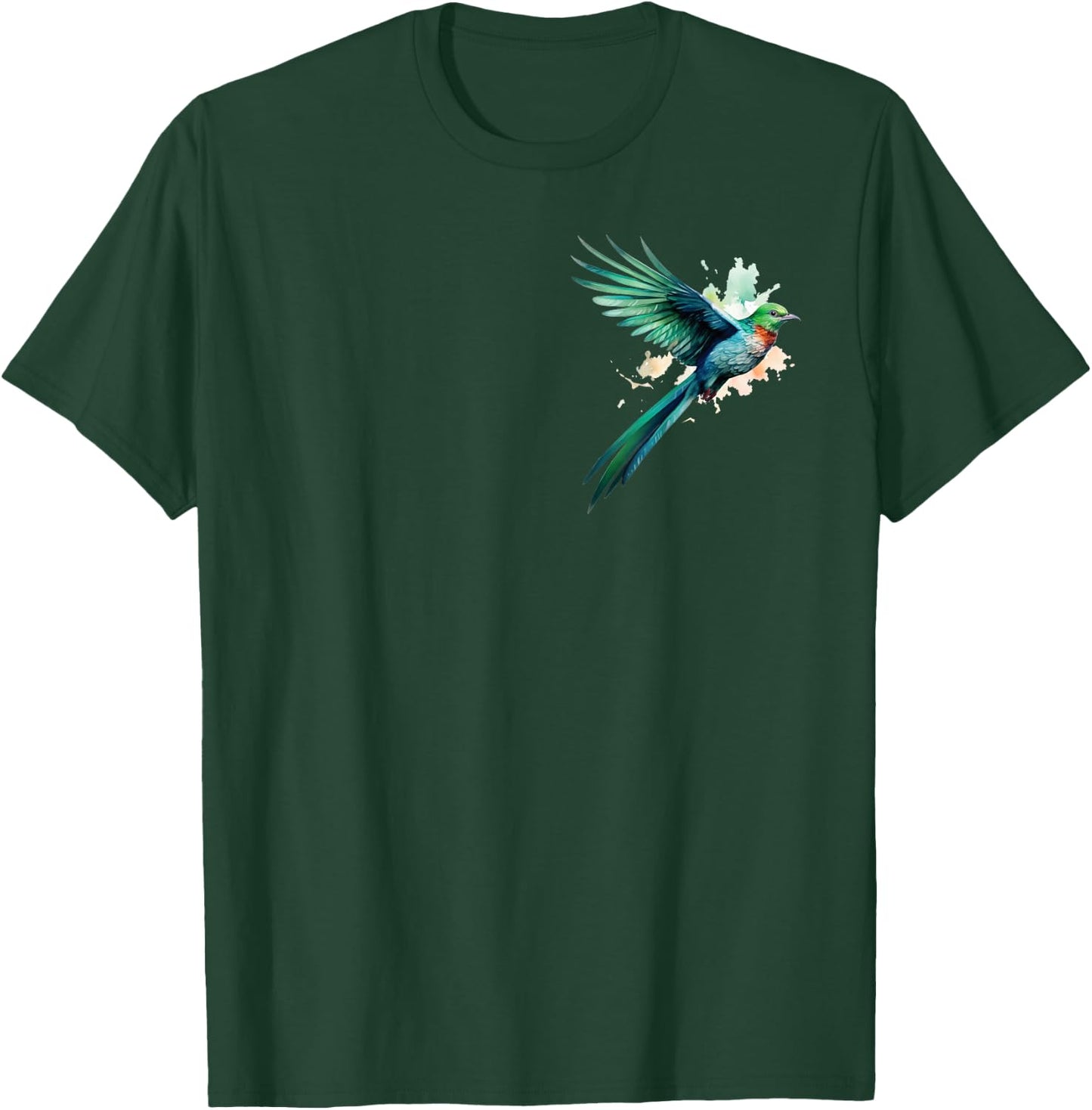 Quetzal Bird Comic Art Graphic Women Children T-Shirt - T-Shirt | Forest