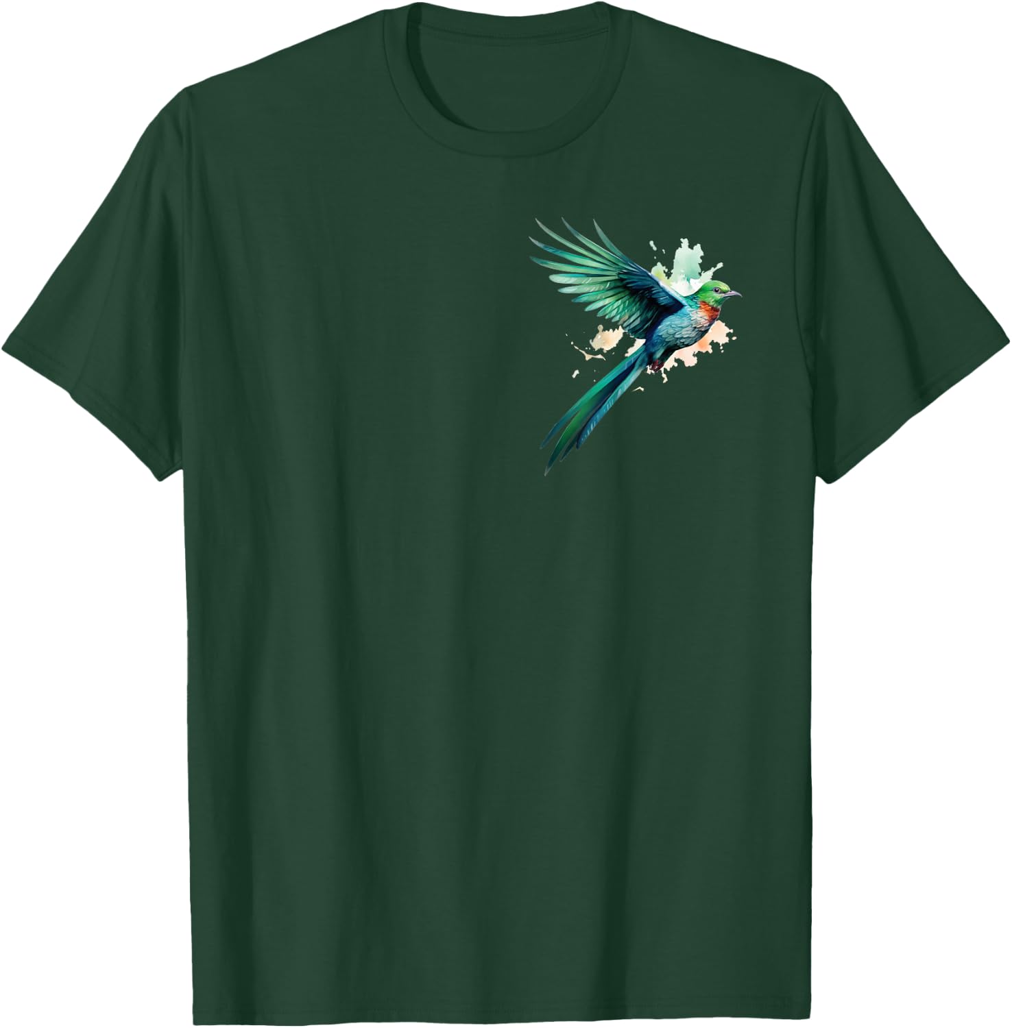 Quetzal Bird Comic Art Graphic Women Children T-Shirt - T-Shirt | Forest