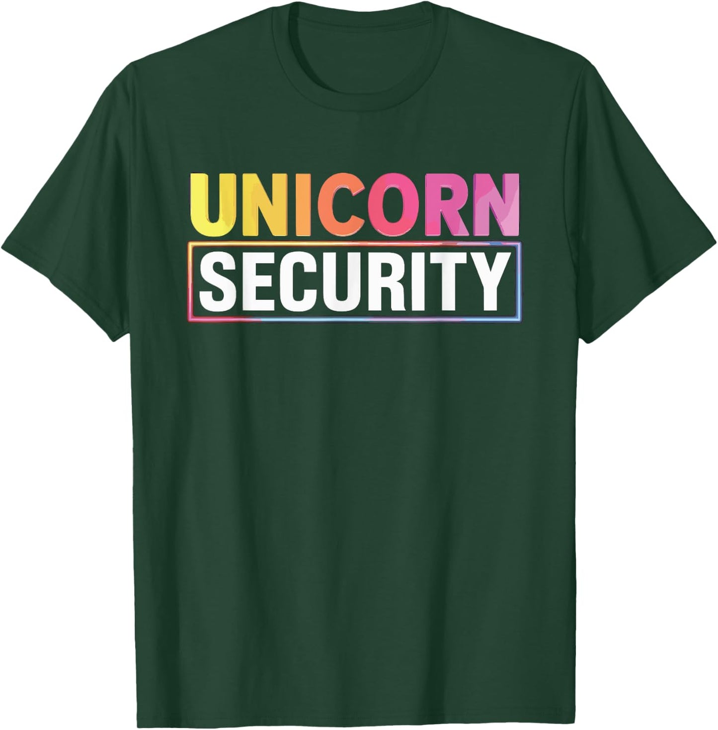 Unicorn Security T-Shirt - T-Shirt | Forest