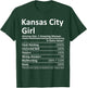 KANSAS CITY GIRL KS KANSAS Funny City Home Roots USA Gift T-Shirt - T-Shirt | Forest