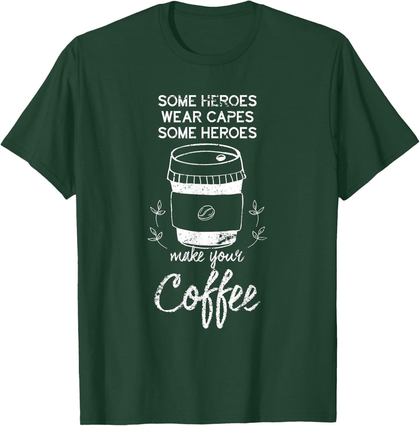 Coffeemaker Funny Coffee Lover Gift Barista T-Shirt - T-Shirt | Forest