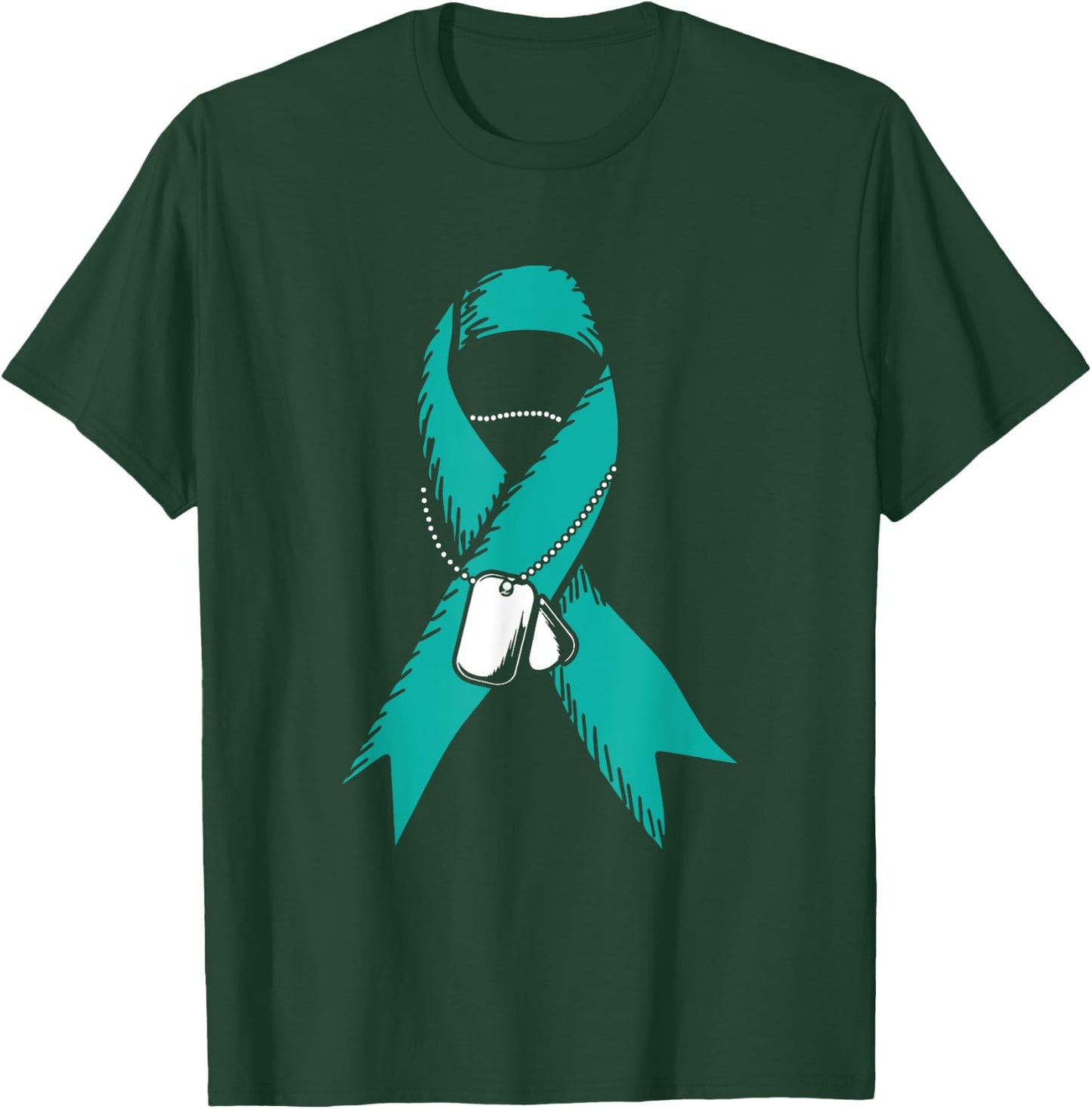Veteran PTSD Awareness Suicide Prevention Military Gifts T-Shirt - T-Shirt | Forest