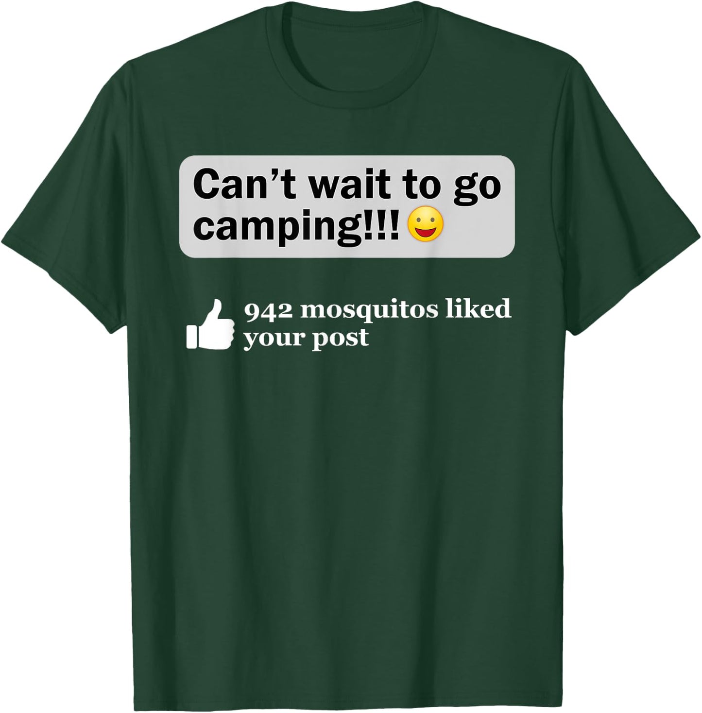 Funny Camping Saying Humor Outdoorsy Joke Camp Gear Gift T-Shirt - T-Shirt | Forest