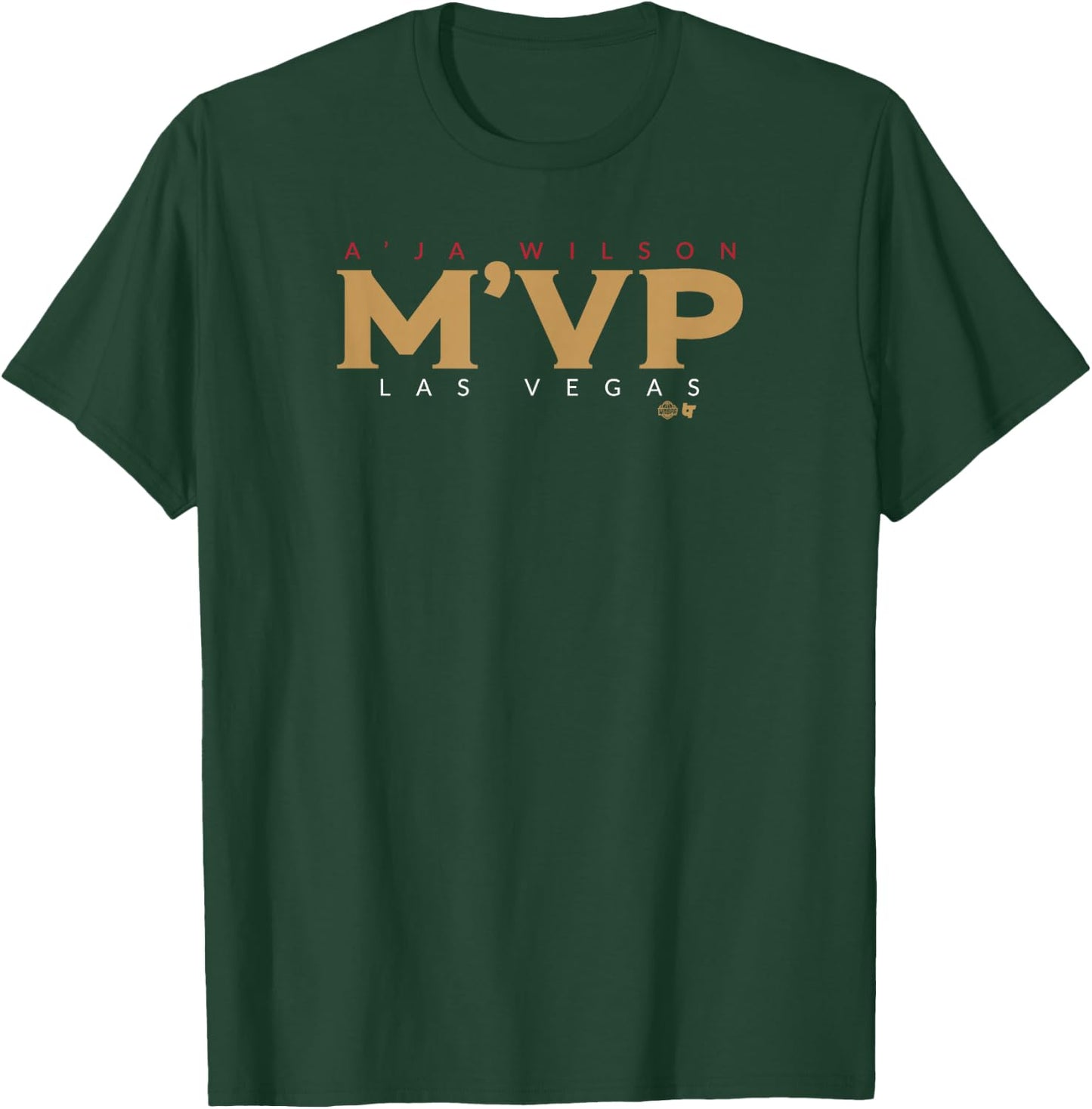 A'ja Wilson MVP - Las Vegas Basketball T-Shirt - T-Shirt | Forest