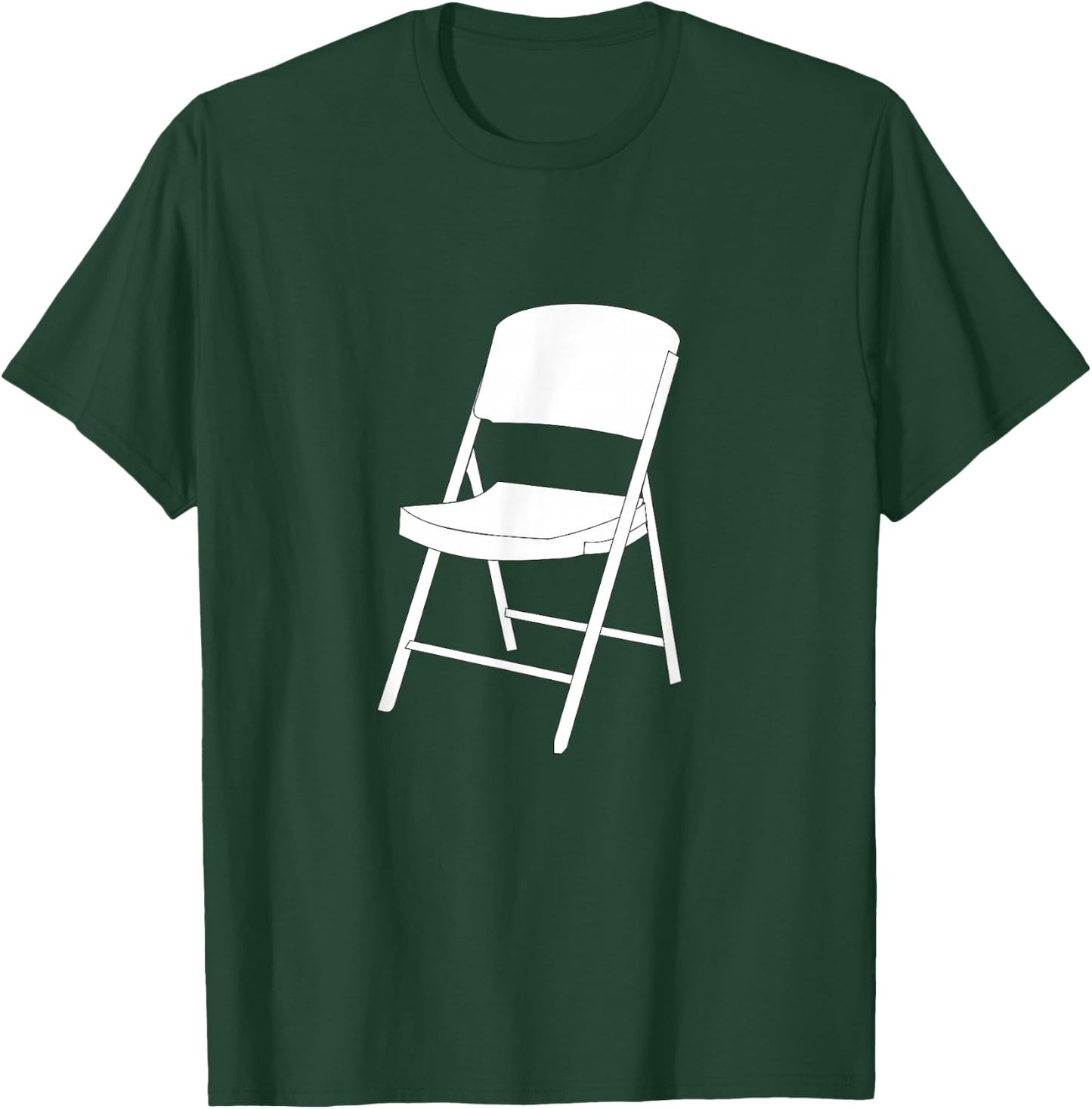 Folding Chair Shirts -Adults Classic Fit Cotton 100% Black Small T-Shirt - T-Shirt | Forest