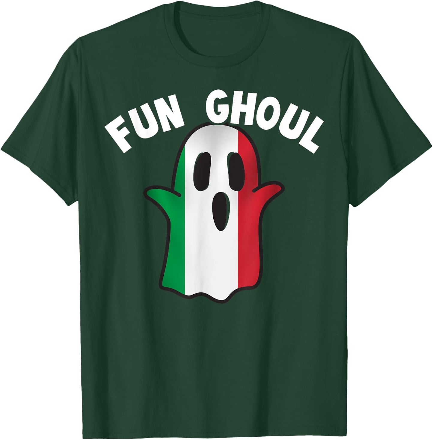 Fun Ghoul Halloween Themed Gift Italy Lovers Gift T-Shirt - T-Shirt | Forest
