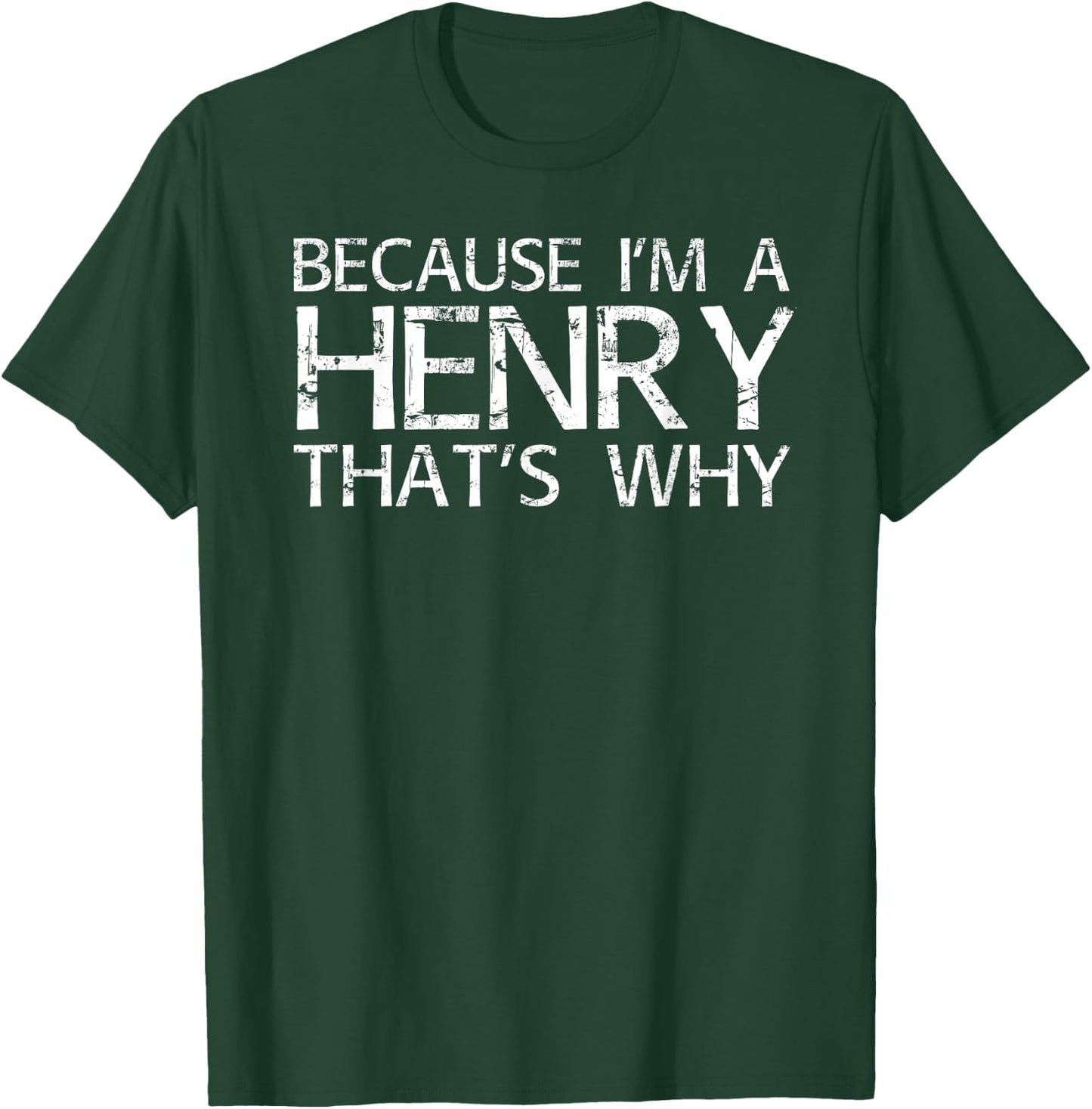 HENRY Gift Funny Surname Family Tree Birthday Reunion Idea T-Shirt - T-Shirt | Forest