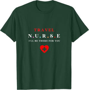 Nurse Travel | Best Funny Gift Travel Nurses T-Shirt - T-Shirt | Forest