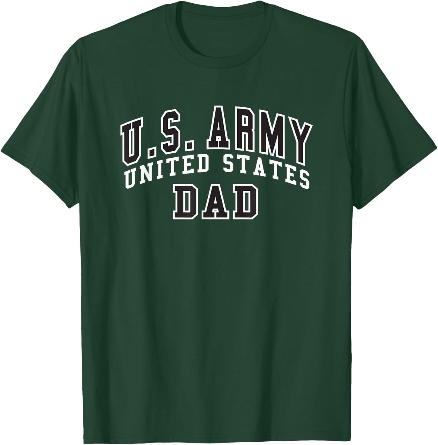 Military Army United States Dad Green Officially Licensed T-Shirt - T-Shirt | Forest