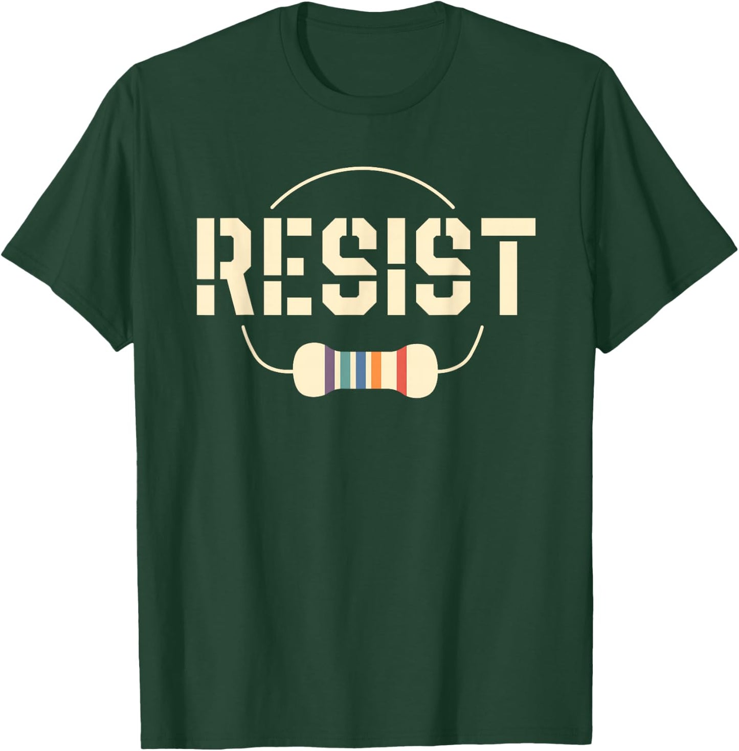 Gift Electrical Engineer Graduate Men Resist Circuit T-Shirt - T-Shirt | Forest