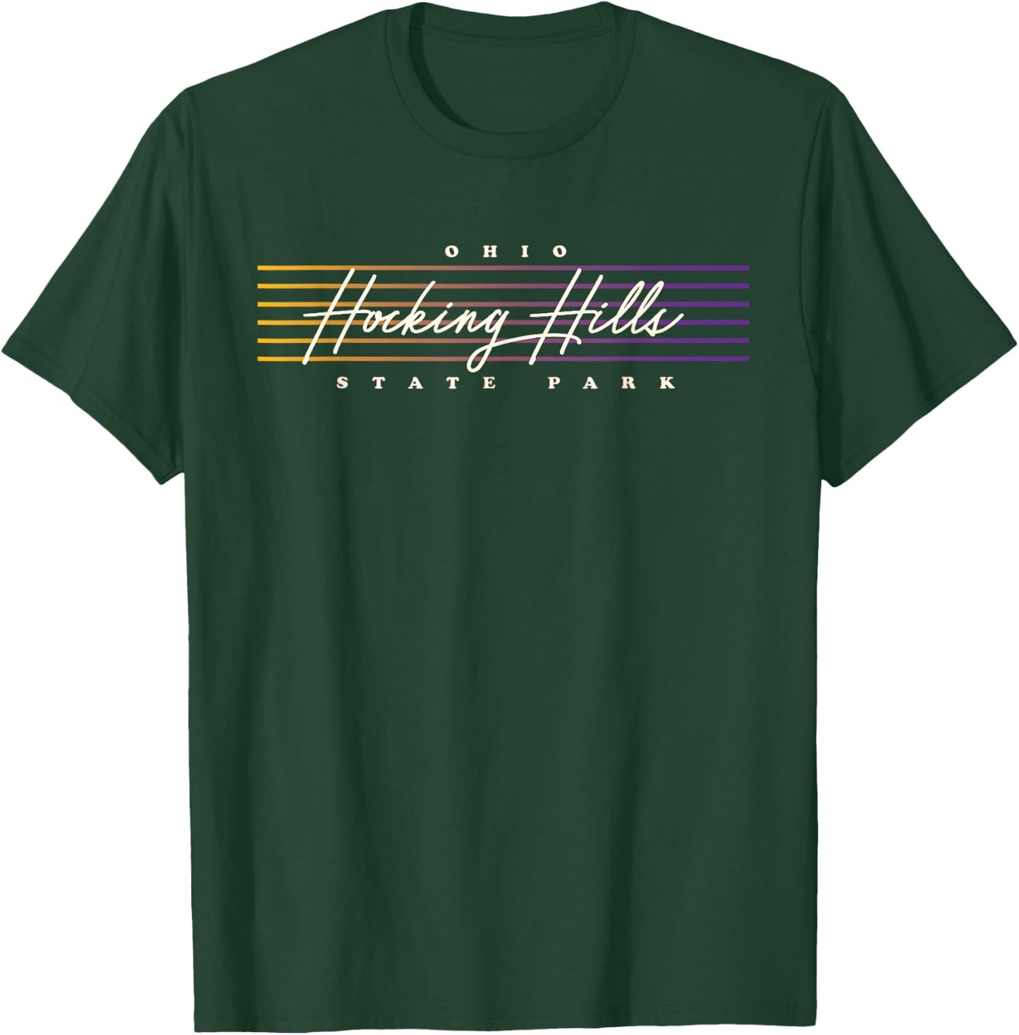 Hocking Hills State Park Shirt Nostalgic Retro Style Ohio T-Shirt - T-Shirt | Forest