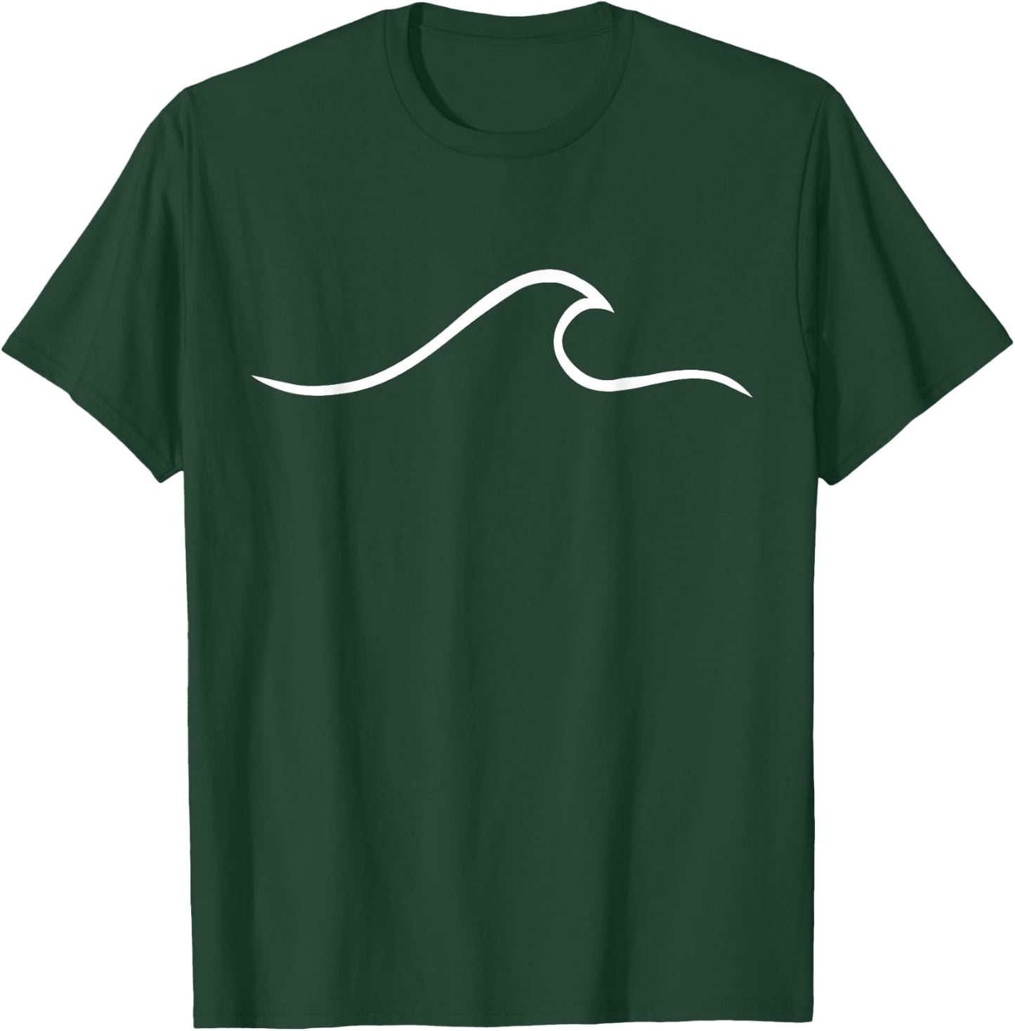 Surfer Surfing Wave Beach for Surfer Boy Girl Dude Surf T-Shirt - T-Shirt | Forest