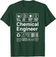Chemical Engineer Funny Sarcastic Label T-Shirt - T-Shirt | Forest
