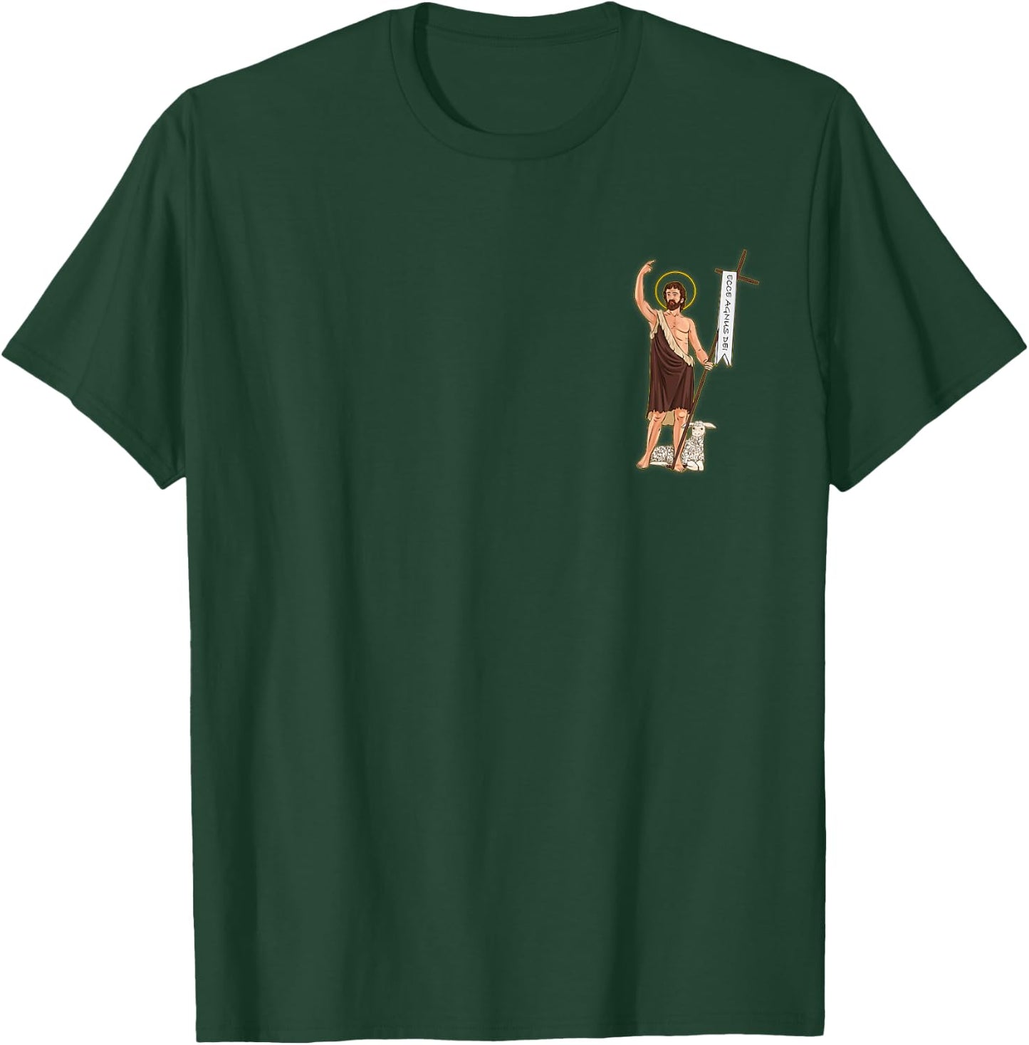 Saint John the Baptist. Christian Saints T-Shirt - T-Shirt | Forest