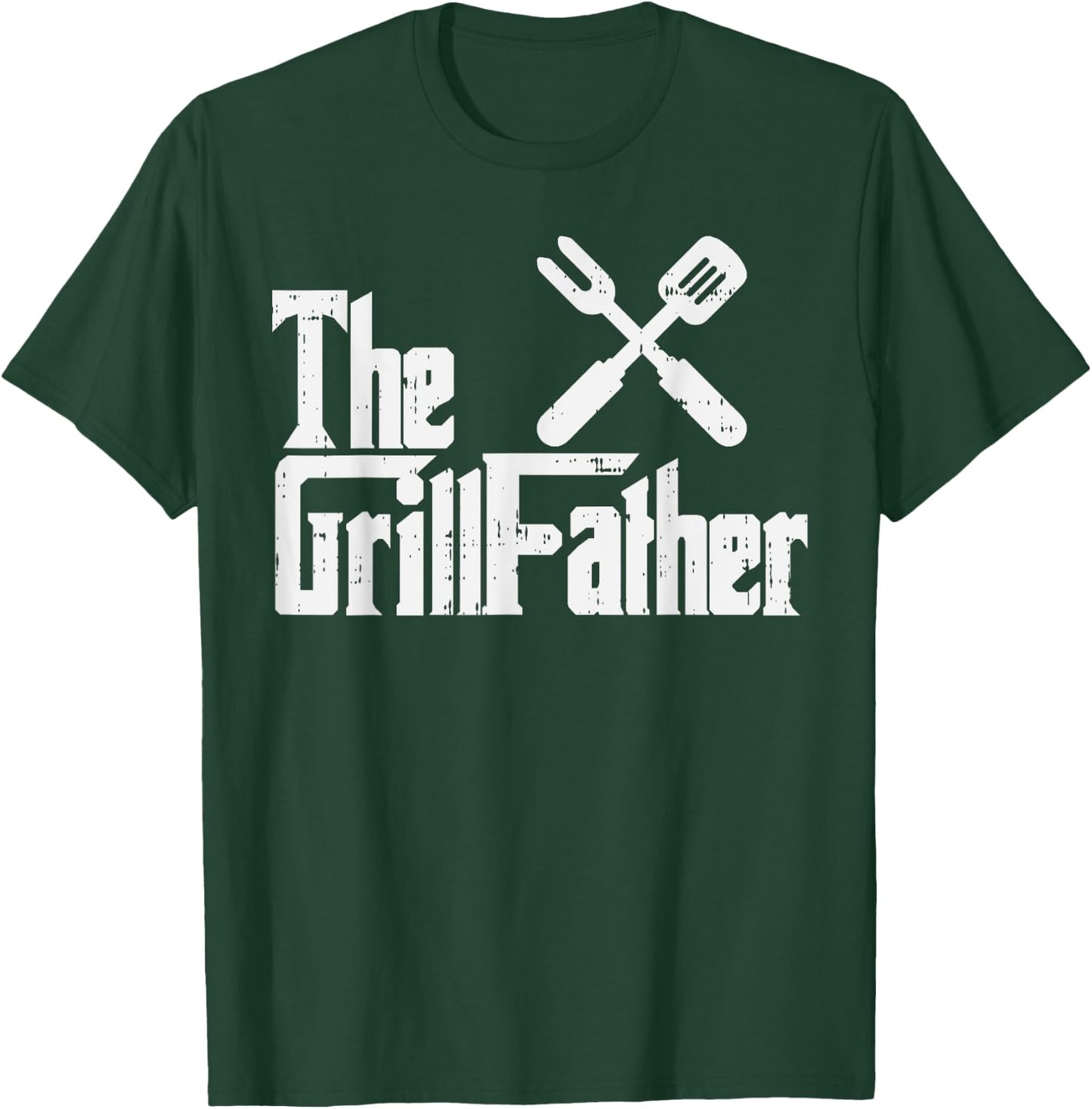 Grill Father Funny Grilling Parody Dad Papa Husband Men Gift T-Shirt - T-Shirt | Forest