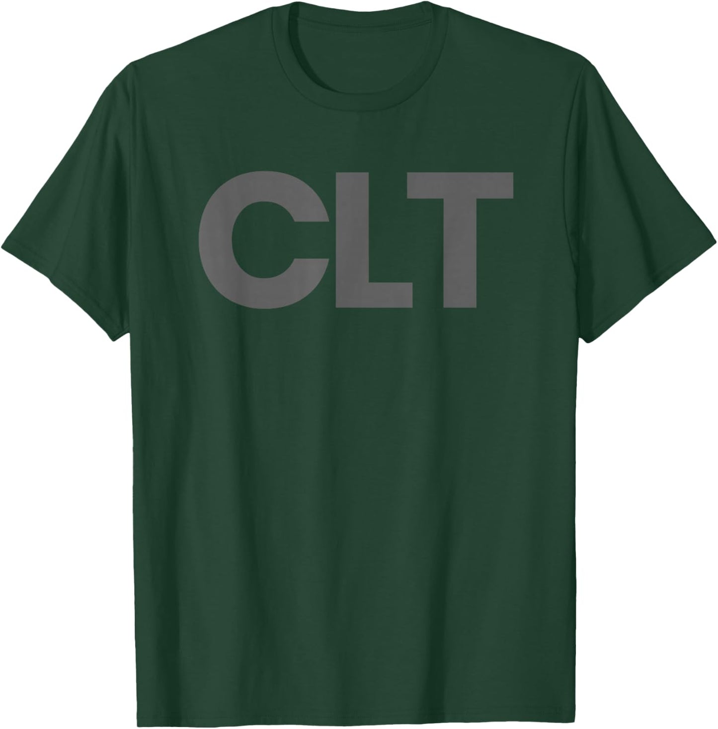 Charlotte NC CLT Retro Throwback Men Women Souvenir T-Shirt - T-Shirt | Forest