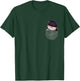Black Tan Pomeranian Dog in Pocket Men Women Kids T-Shirt - T-Shirt | Forest