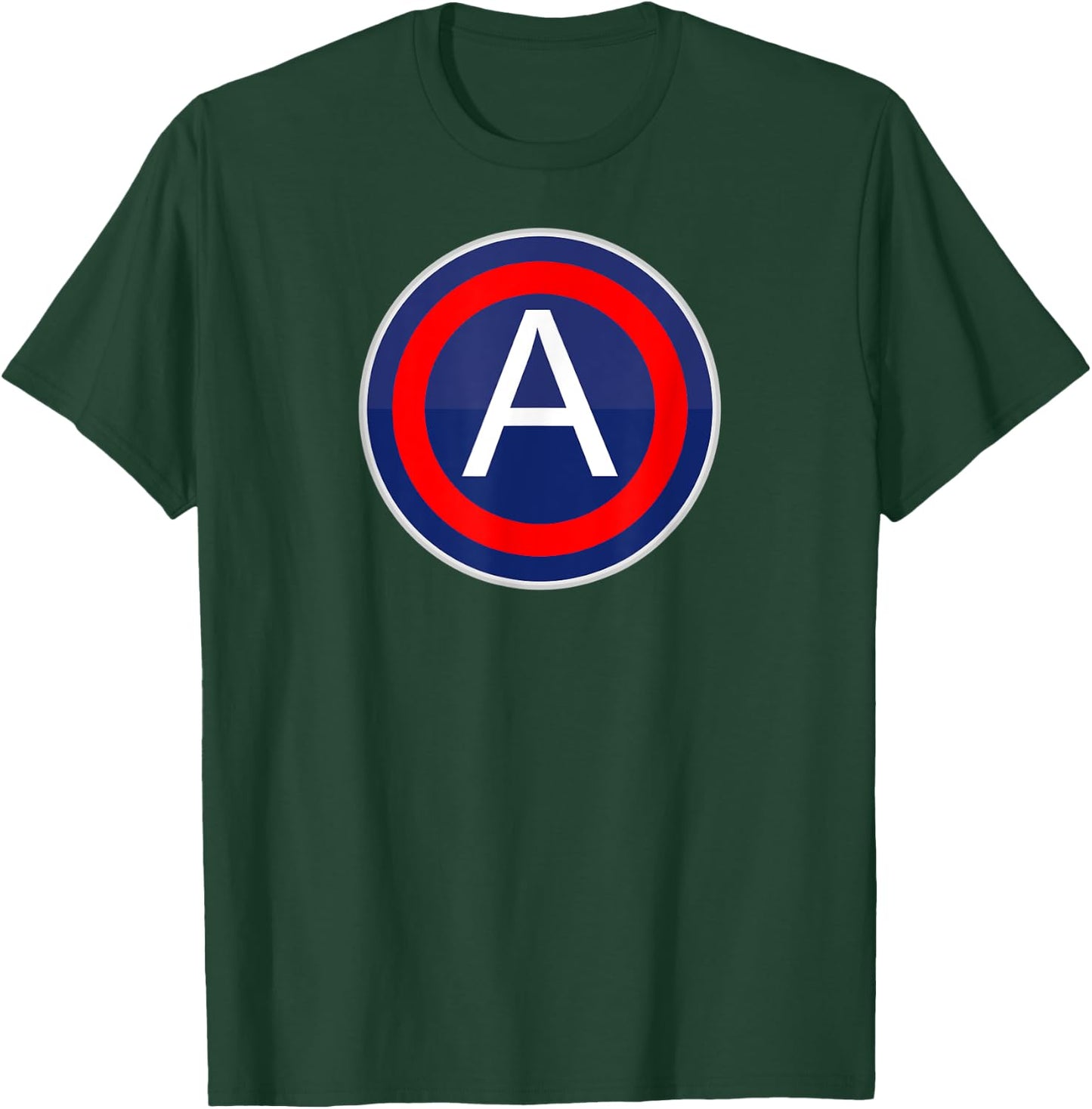 WW2 Third Army Patch T-Shirt - T-Shirt | Forest