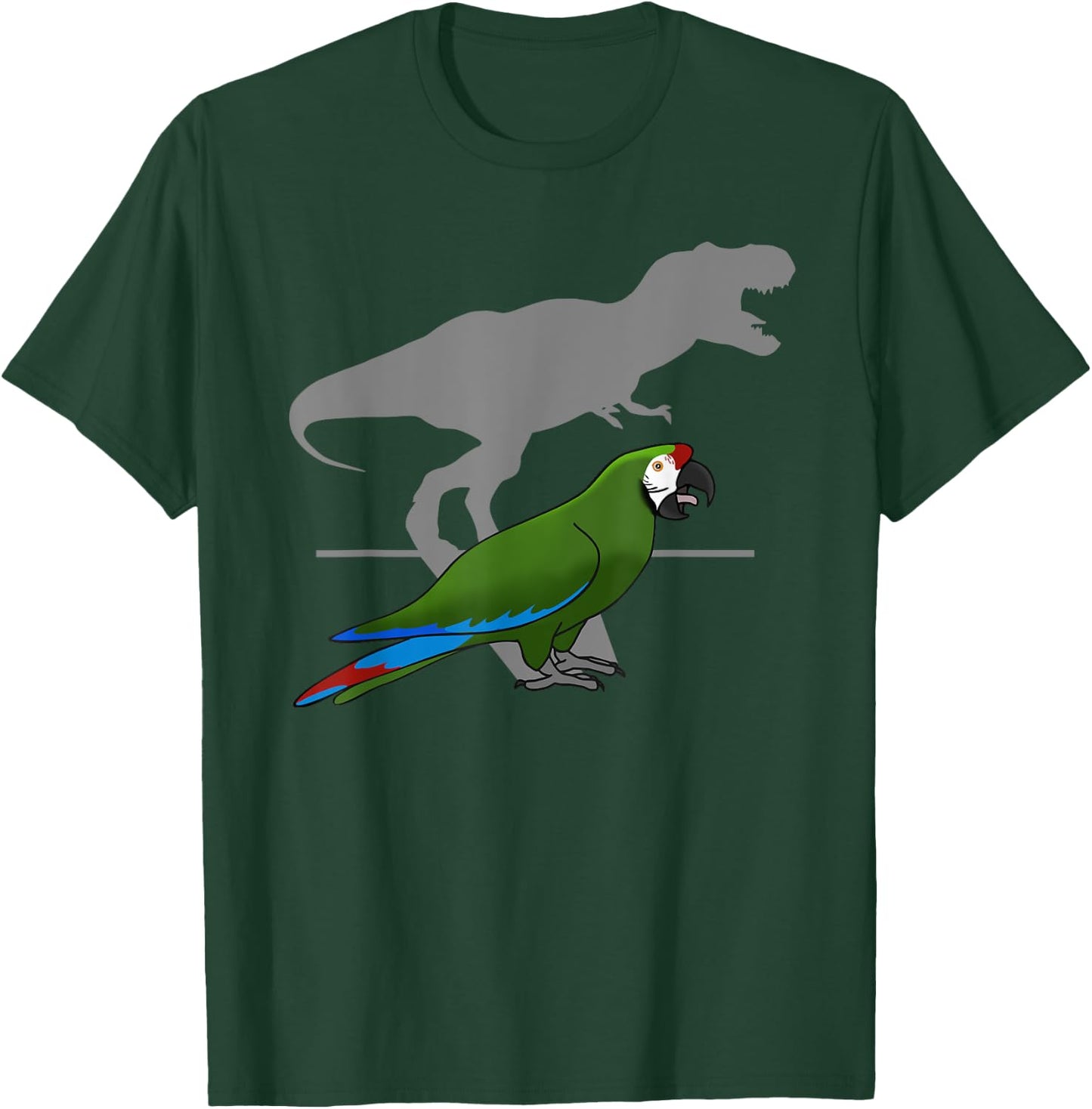 T-rex Military Macaw Birb memes Funny Parrot owner T-Shirt - T-Shirt | Forest