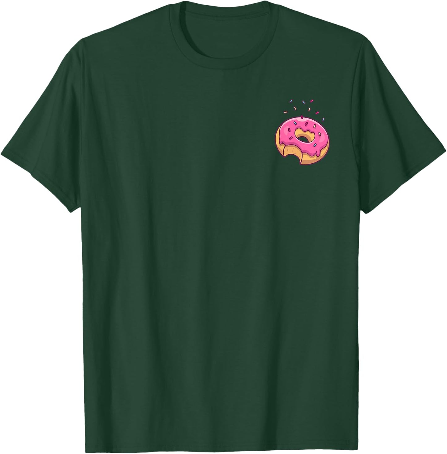 Pink Sprinkle Donut Pocket Doughnut Lovers T-Shirt - T-Shirt | Forest