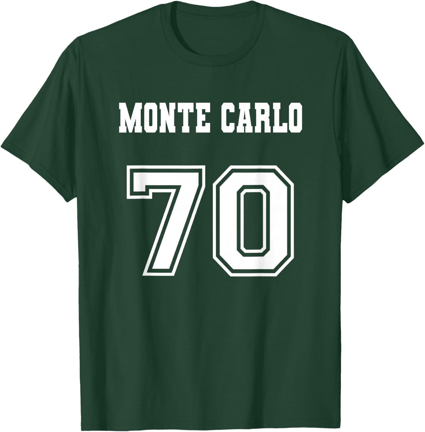 Jersey Style Monte Carlo 70 1970 Old School Muscle Car T-Shirt - T-Shirt | Forest