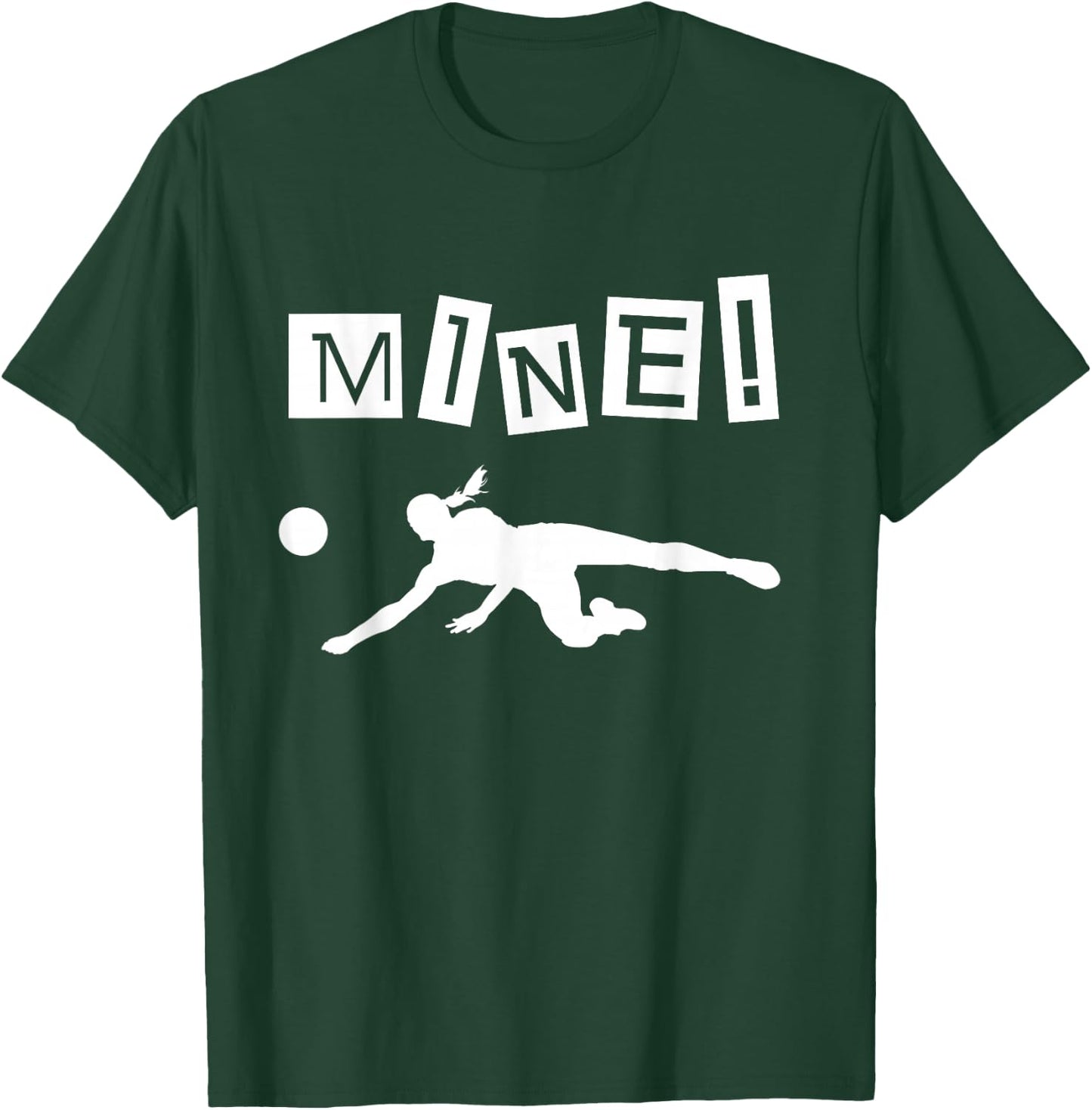 Volleyball Player Funny Volleyball T-Shirt - T-Shirt | Forest