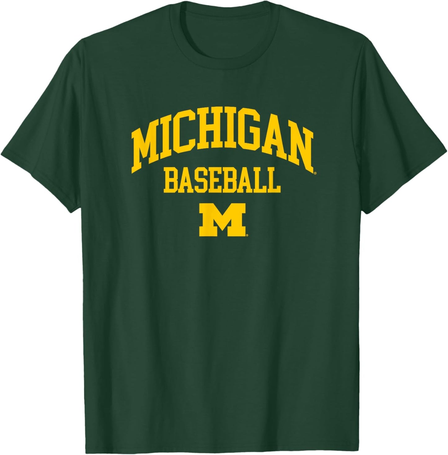 University of Michigan Wolverines U of M Baseball T-Shirt - T-Shirt | Forest