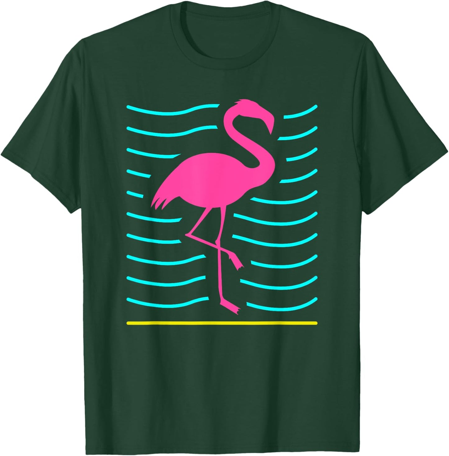 Retro Flamingo T-Shirt - T-Shirt | Forest