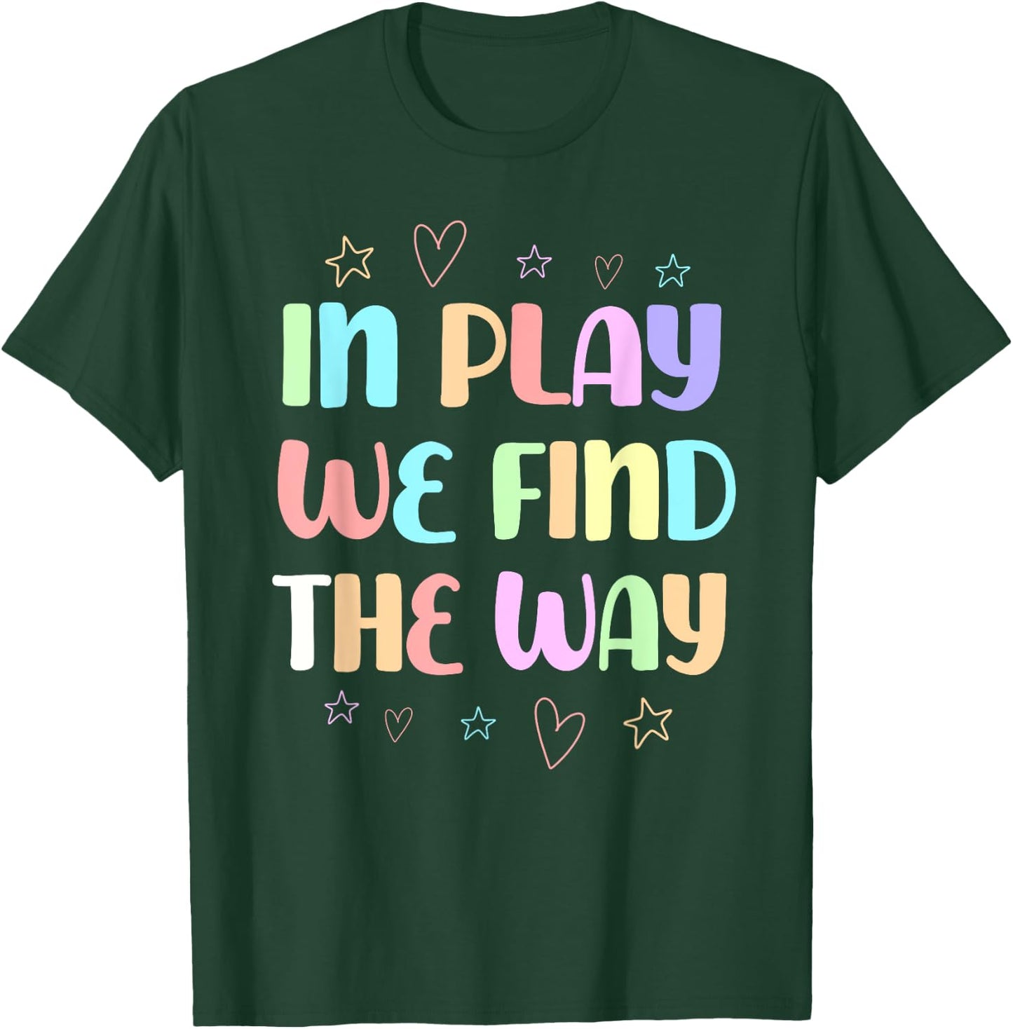 Funny Play Therapist Quote Child Behavioral Therapy T-Shirt - T-Shirt | Forest