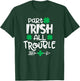 Part Irish All Trouble St Patrick's Day Boy Girl Kids T-Shirt - T-Shirt | Forest