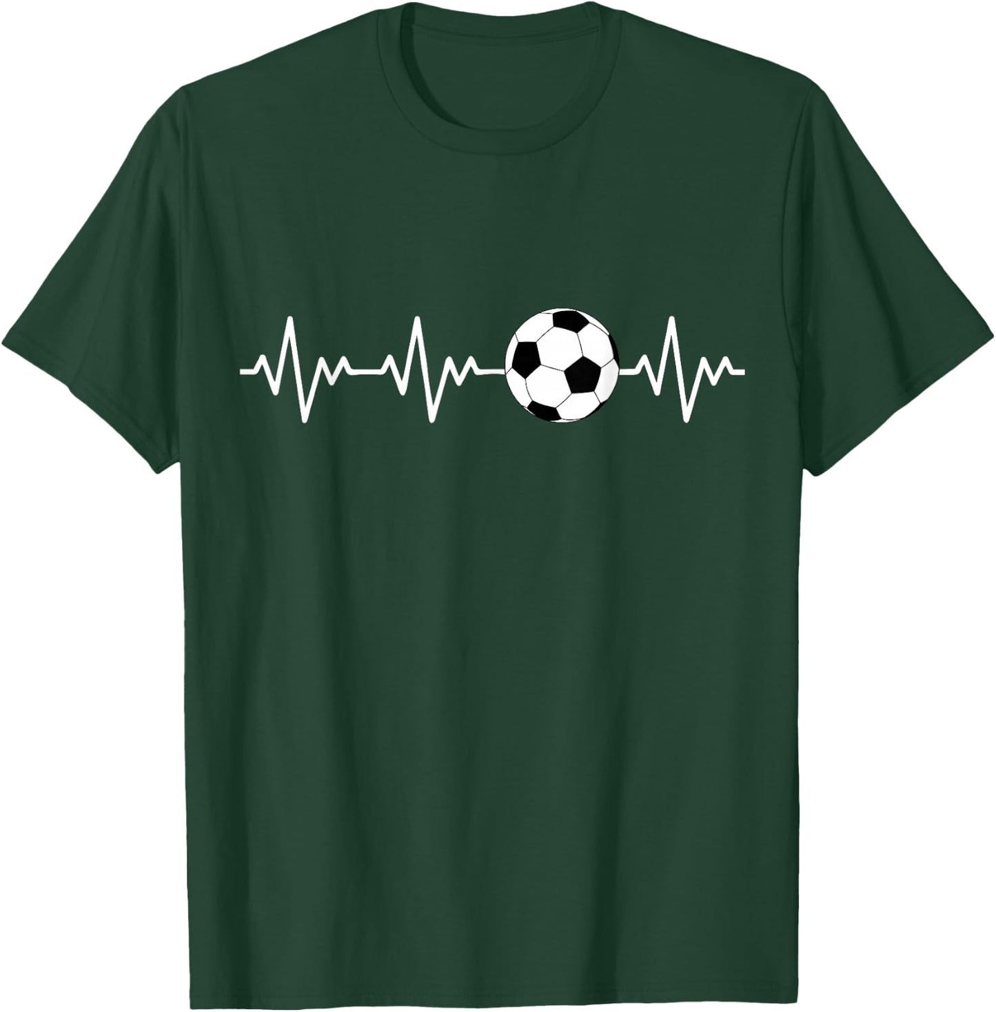 Heartbeat Soccer T-Shirt - T-Shirt | Forest
