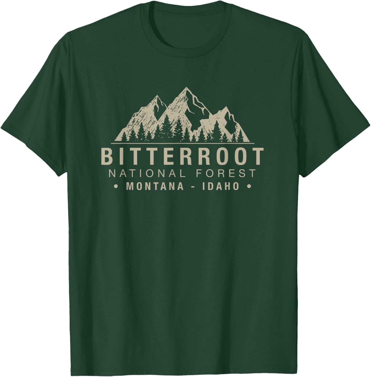 Bitterroot National Forest Montana Idaho T-Shirt - T-Shirt | Forest