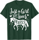 Just A Girl Who Loves Horses T-Shirt - T-Shirt | Forest