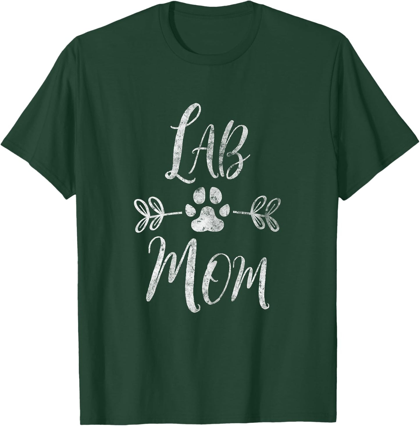 Lab Mom Shirt Labrador Retriever Lover Owner Funny Dog Mom T-Shirt - T-Shirt | Forest