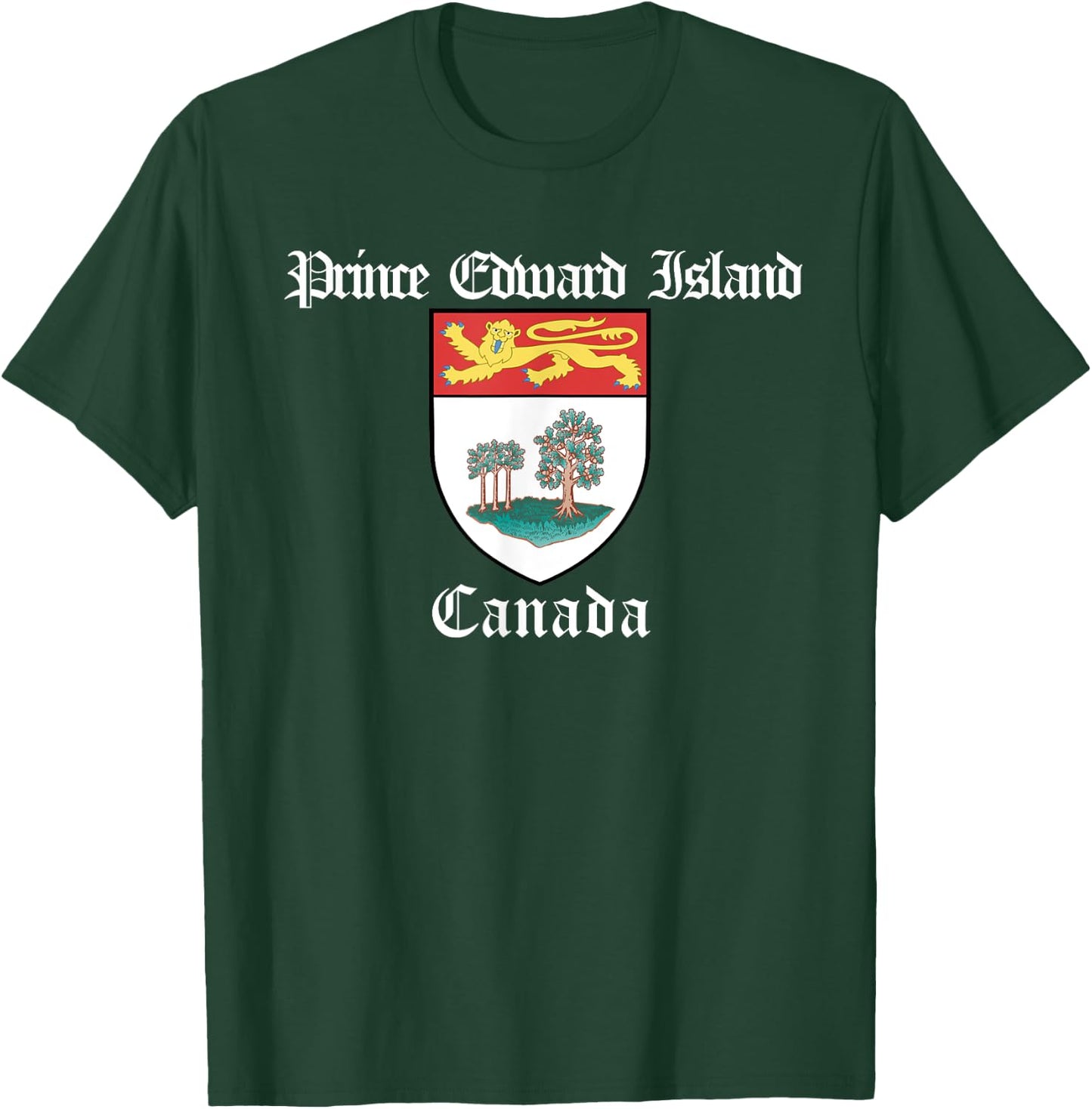 Coat of Arms - Prince Edward Island T-Shirt - T-Shirt | Forest