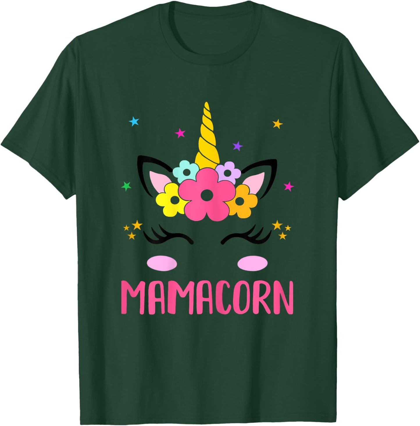 Funny Mamacorn Unicorn Costume Mom Mother's Day T-Shirt - T-Shirt | Forest
