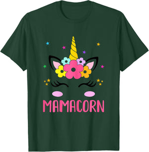 Funny Mamacorn Unicorn Costume Mom Mother's Day T-Shirt - T-Shirt | Forest