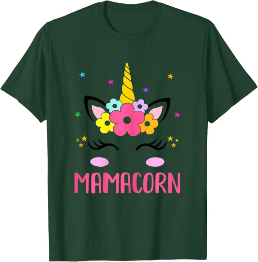 Funny Mamacorn Unicorn Costume Mom Mother's Day T-Shirt - T-Shirt | Forest