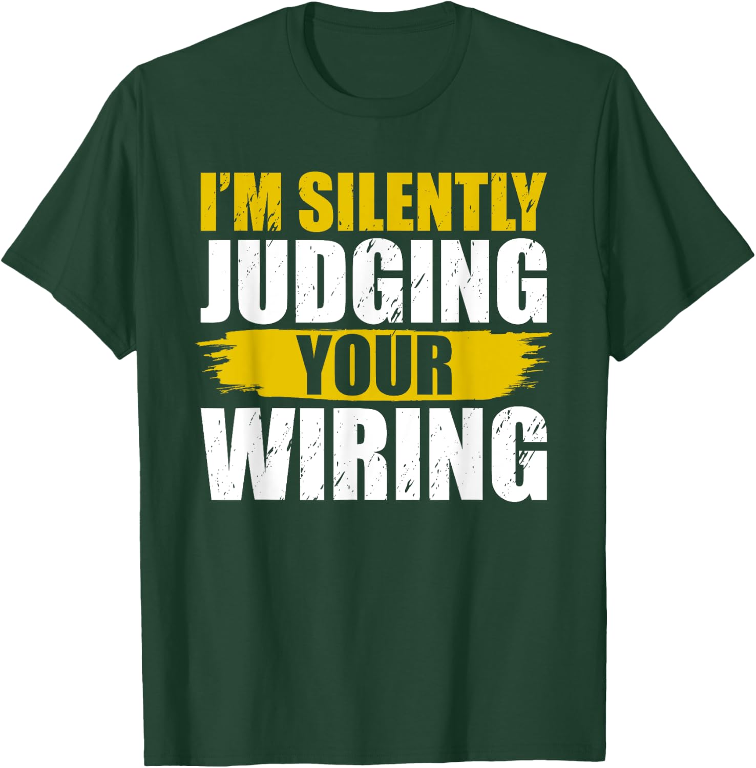 Funny Electrician Art Electricity Gag Electrician T-Shirt - T-Shirt | Forest