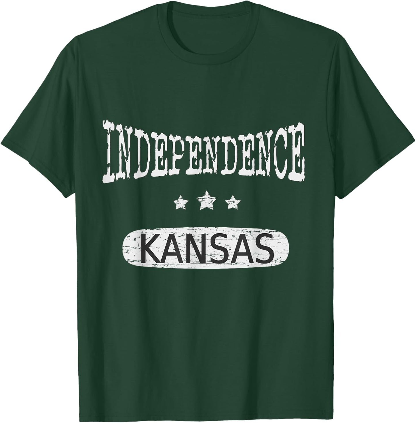 Vintage Independence Kansas T-Shirt - T-Shirt | Forest
