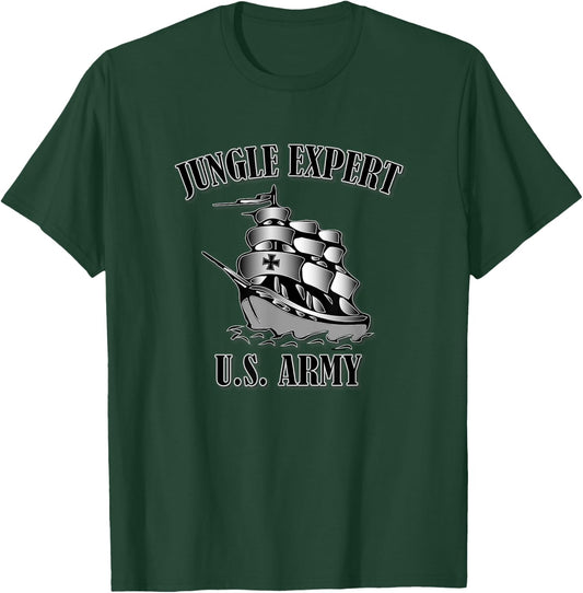 U.S. Army Jungle Expert (Front Design) T-Shirt - T-Shirt | Forest